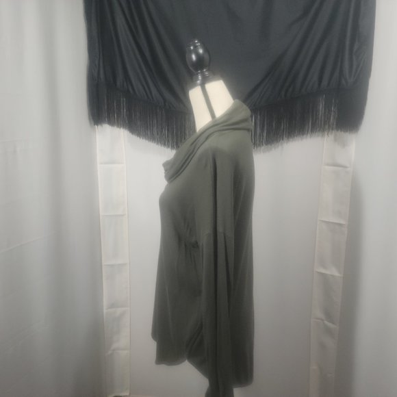 Lou & Grey, long sleeve tunic, size S, olive green. - Picture 3 of 4